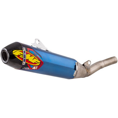 FMF FACTORY-4.1 RCT ANODIZED TITANIUM SILENCER WITH CARBON END CAP YZ250F 19-24